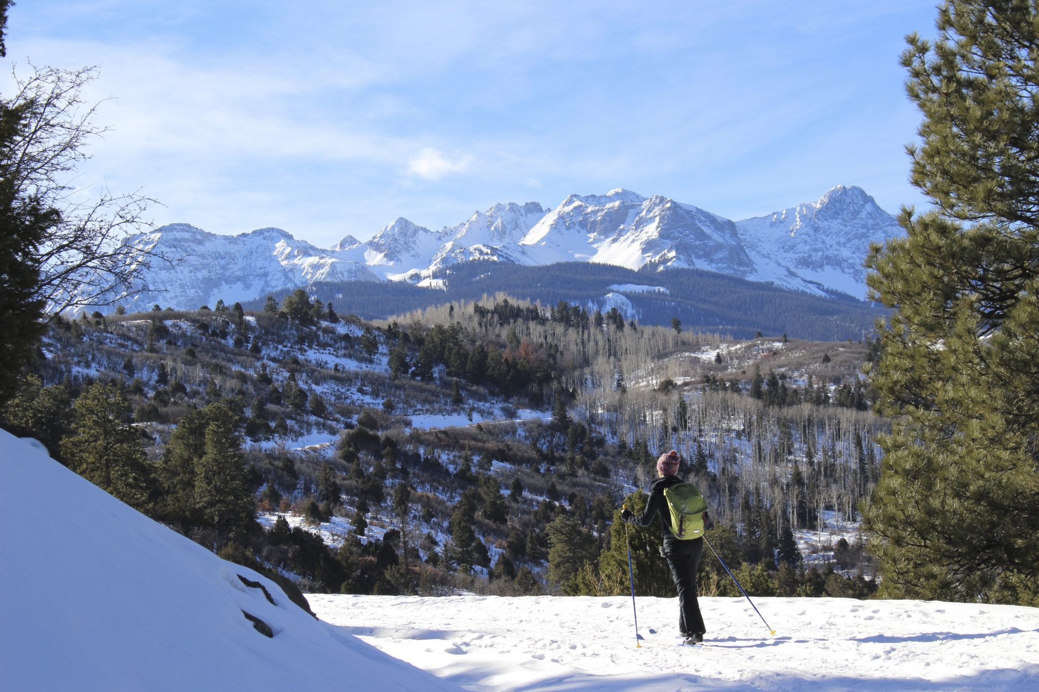 cross-country skiing yellowstone